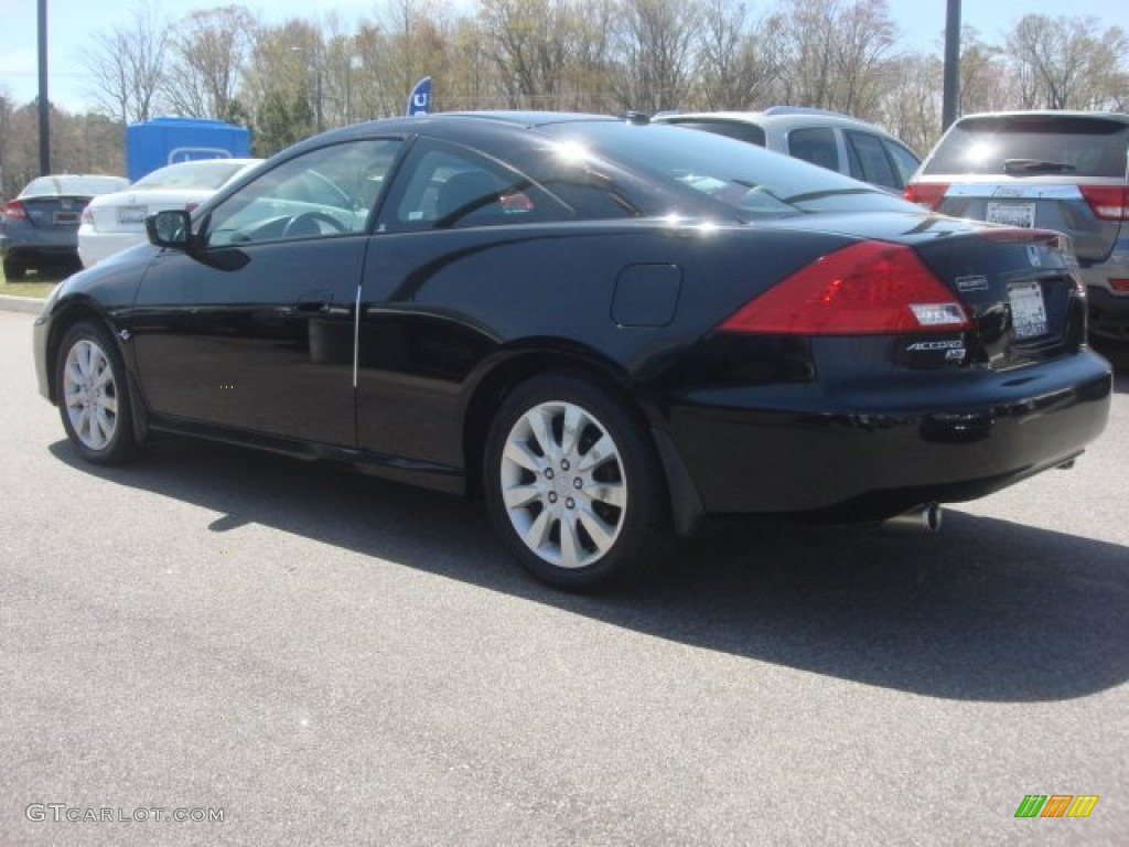 2006 Accord EX V6 Coupe - Nighthawk Black Pearl / Black photo #4