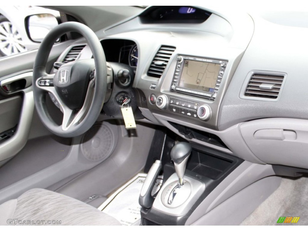 2006 Civic EX Coupe - Sparkle Gray Pearl / Gray photo #12