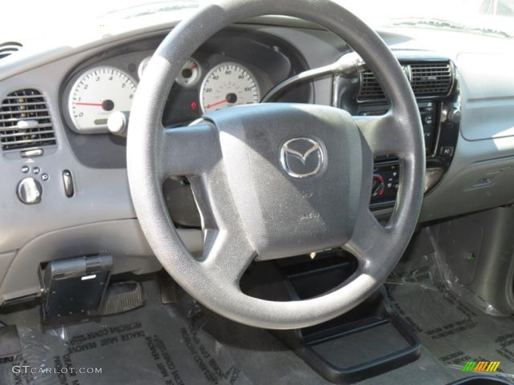 2004 Mazda B-Series Truck B3000 Cab Plus Medium Dark Flint Steering Wheel Photo #79688731
