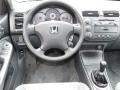 2004 Honda Civic Gray Interior Dashboard Photo