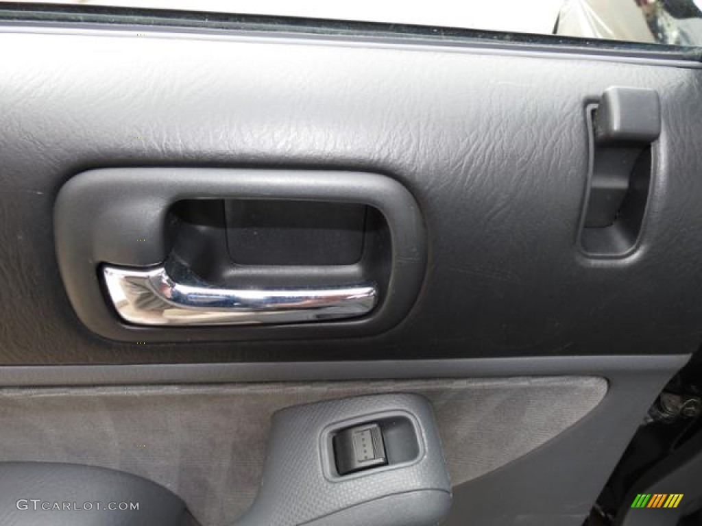 2004 Honda Civic LX Sedan Gray Door Panel Photo #79689241