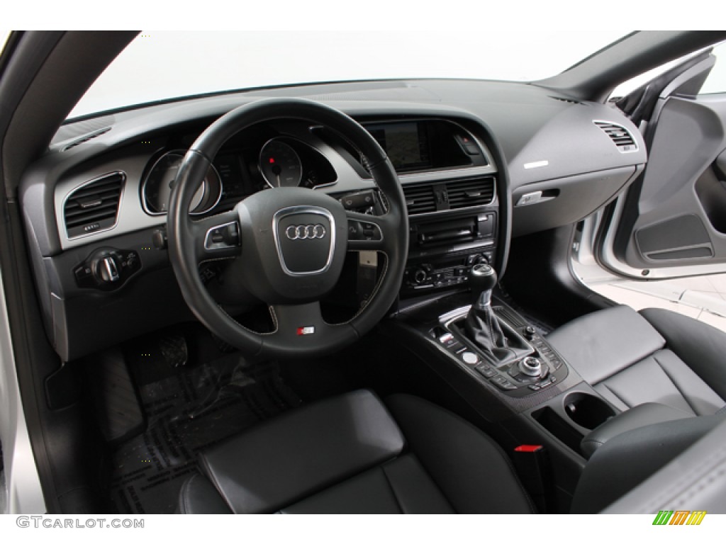 Black Interior 2012 Audi S5 4.2 FSI quattro Coupe Photo #79689857