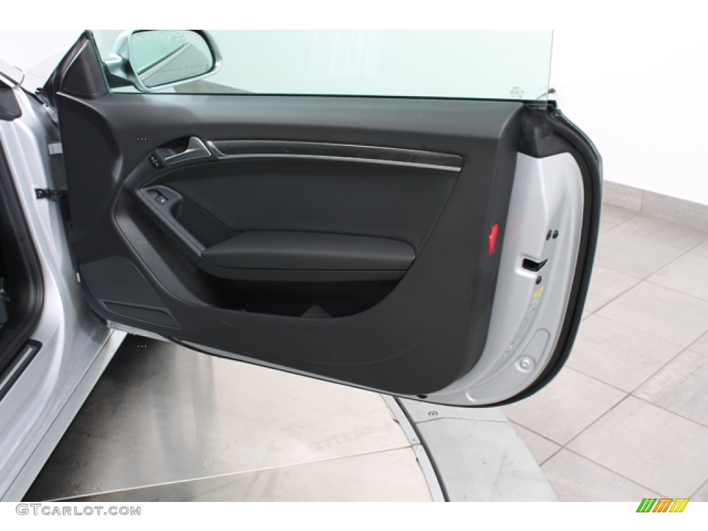 2012 Audi S5 4.2 FSI quattro Coupe Black Door Panel Photo #79690012
