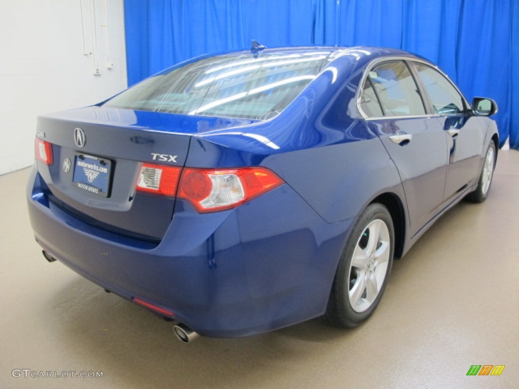 2010 TSX Sedan - Vortex Blue Pearl / Ebony photo #7