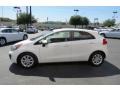 2012 Clear White Kia Rio Rio5 LX Hatchback  photo #4