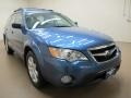 2008 Newport Blue Pearl Subaru Outback 2.5i Wagon  photo #1
