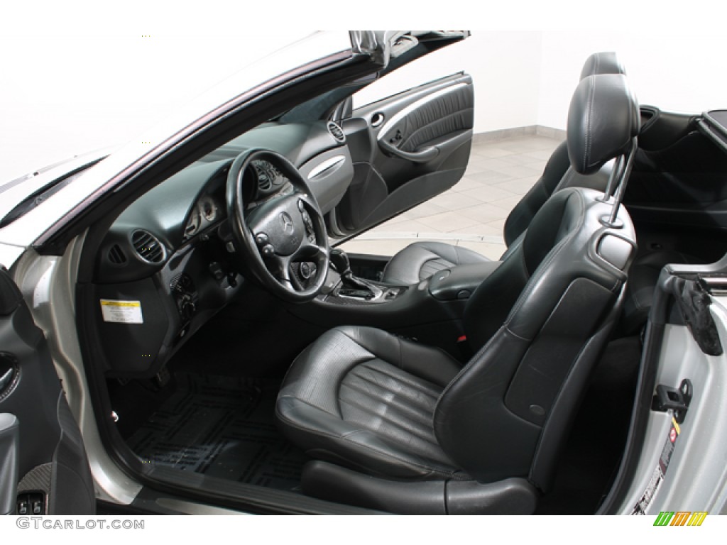 Charcoal Interior 2005 Mercedes-Benz CLK 55 AMG Cabriolet Photo #79690744