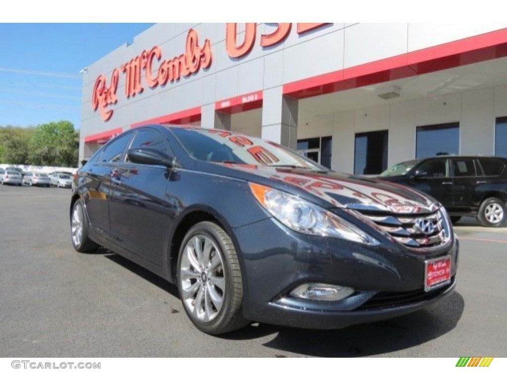 2011 Sonata SE - Pacific Blue Pearl / Gray photo #1