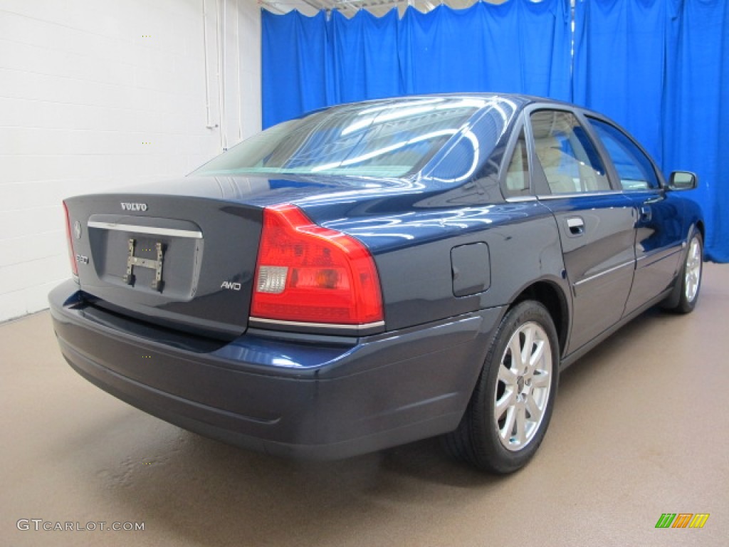 2004 S80 2.5T AWD - Nautic Blue Metallic / Light Taupe photo #6