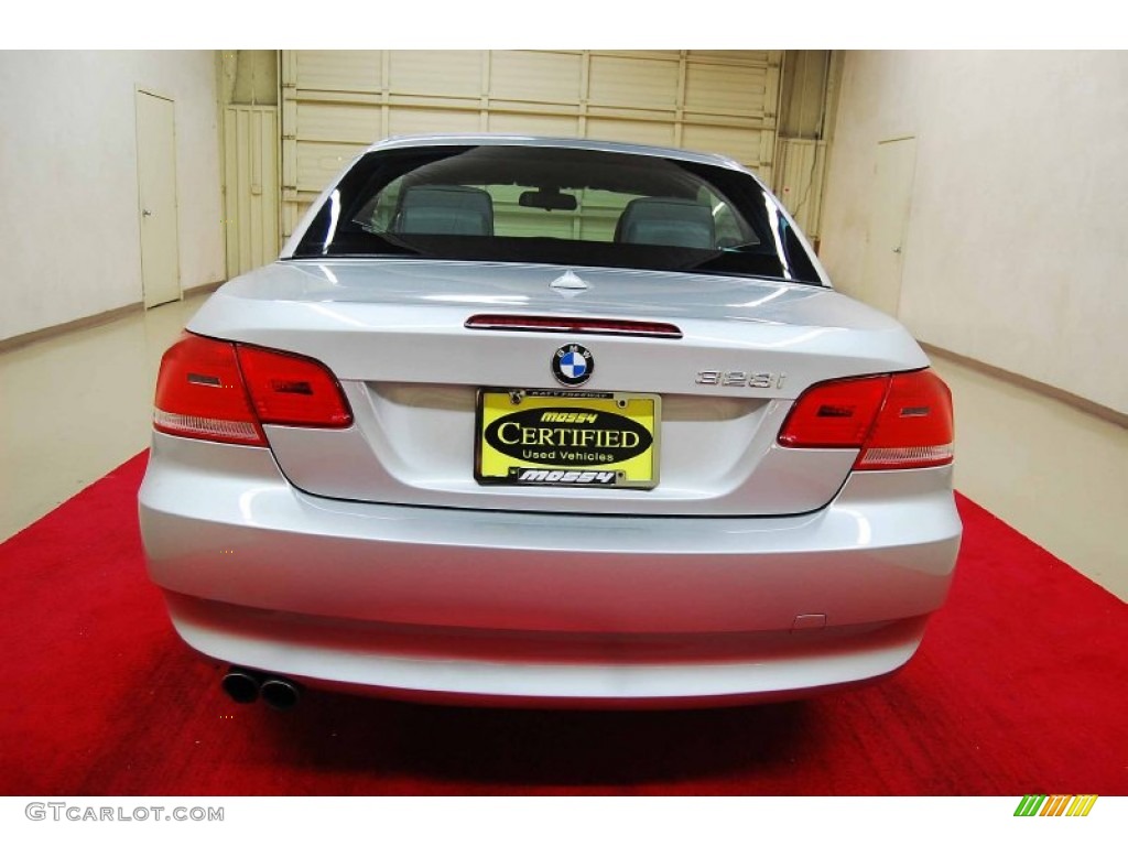 2010 3 Series 328i Convertible - Titanium Silver Metallic / Gray Dakota Leather photo #5