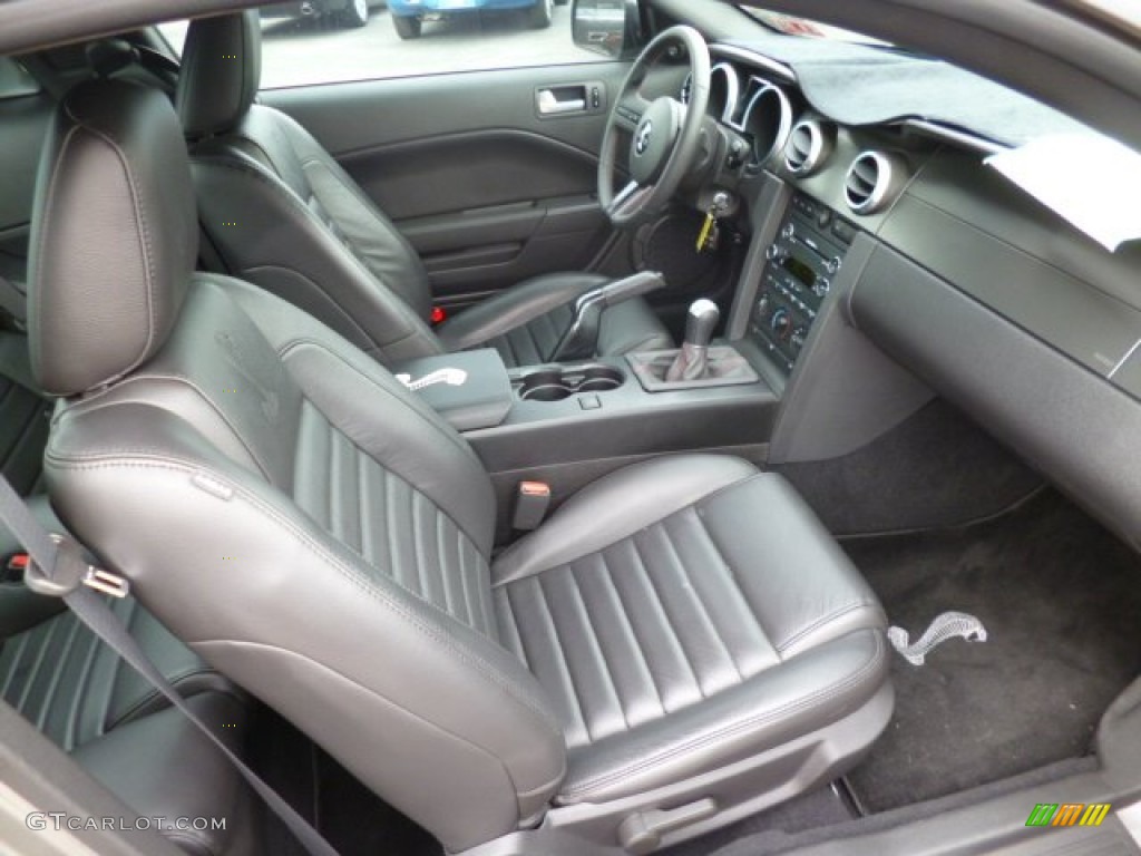 Black/Black Interior 2009 Ford Mustang Shelby GT500 Coupe Photo #79692583