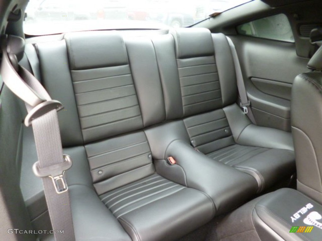 2009 Ford Mustang Shelby GT500 Coupe Rear Seat Photo #79692620