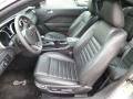 Black/Black 2009 Ford Mustang Shelby GT500 Coupe Interior Color