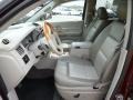 2008 Chrysler Aspen Light Graystone Interior Front Seat Photo