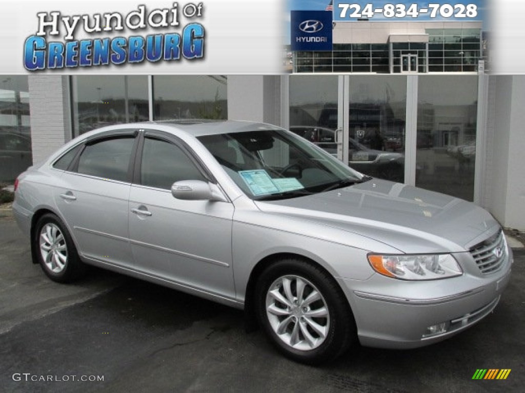 2008 Azera Limited - Silver Frost / Gray photo #1