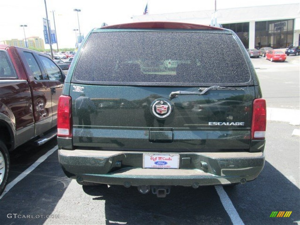 2002 Escalade AWD - Green Envy / Pewter photo #4