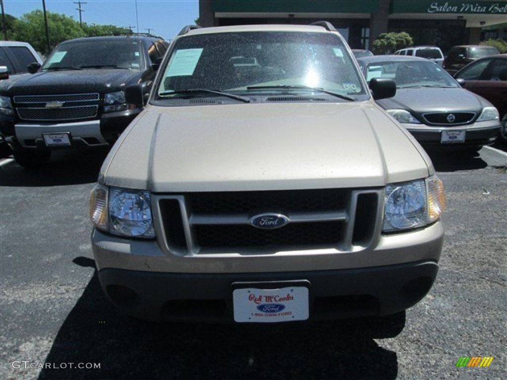 2003 Explorer Sport Trac XLS - Harvest Gold Metallic / Medium Pebble photo #4