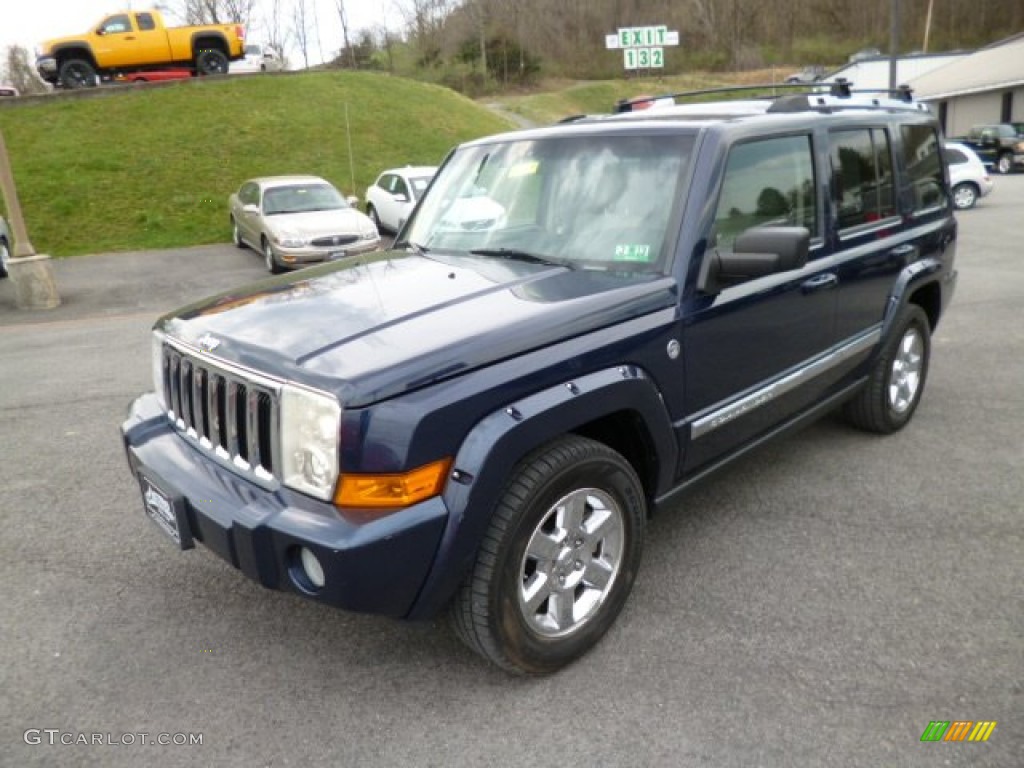 2006 Commander Limited 4x4 - Midnight Blue Pearl / Dark Slate Gray/Light Graystone photo #3
