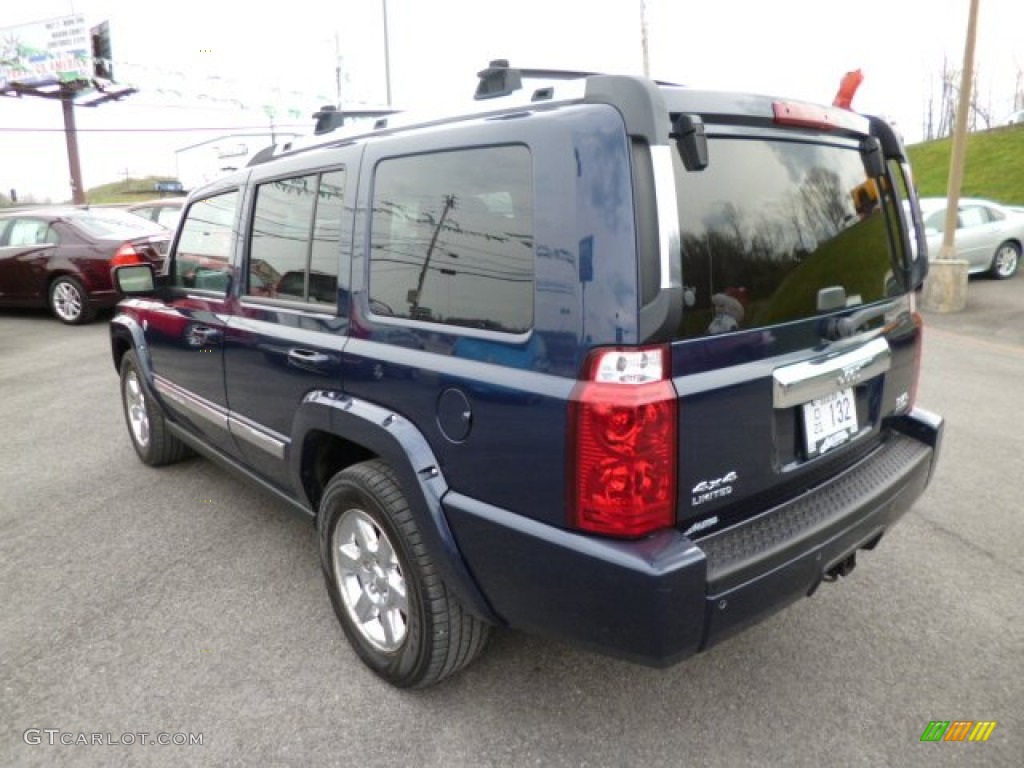 2006 Commander Limited 4x4 - Midnight Blue Pearl / Dark Slate Gray/Light Graystone photo #5