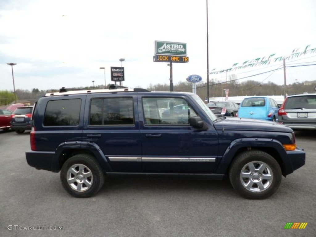 2006 Commander Limited 4x4 - Midnight Blue Pearl / Dark Slate Gray/Light Graystone photo #8