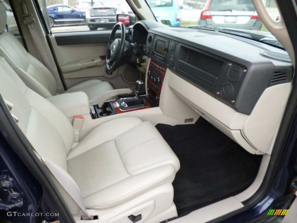 2006 Commander Limited 4x4 - Midnight Blue Pearl / Dark Slate Gray/Light Graystone photo #10