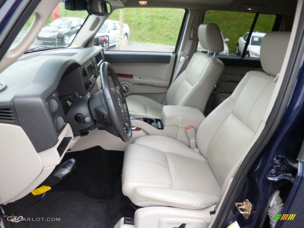 2006 Commander Limited 4x4 - Midnight Blue Pearl / Dark Slate Gray/Light Graystone photo #16