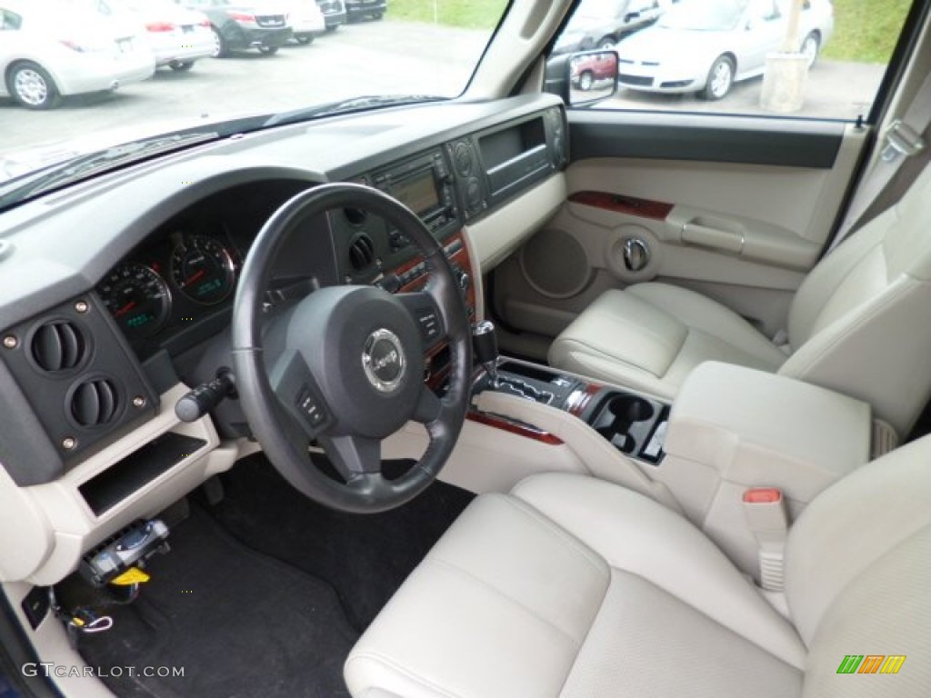 2006 Commander Limited 4x4 - Midnight Blue Pearl / Dark Slate Gray/Light Graystone photo #17