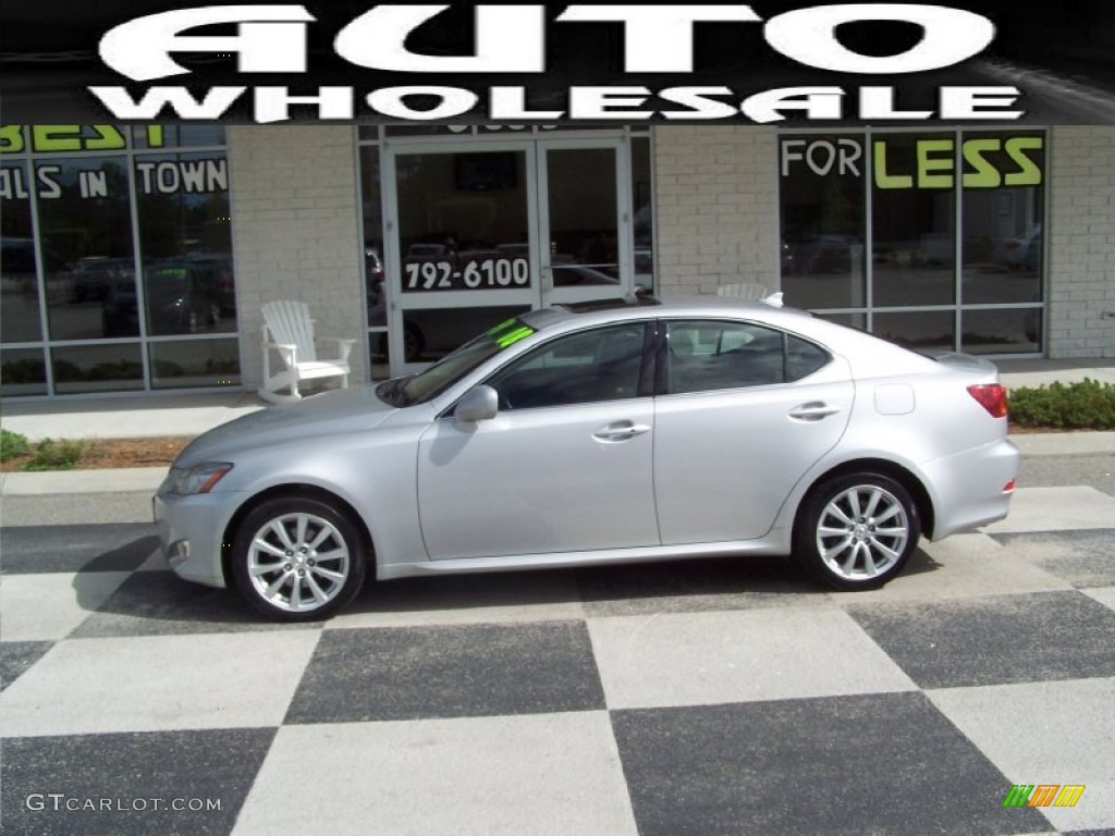 2008 IS 250 AWD - Tungsten Silver Pearl / Sterling Gray photo #1