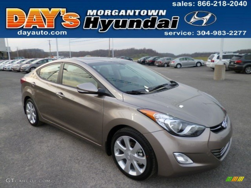 2013 Elantra Limited - Desert Bronze / Beige photo #1