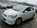 2013 Century White Hyundai Accent SE 5 Door  photo #4