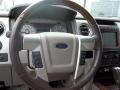 Medium Stone Leather/Sienna Brown 2009 Ford F150 Platinum SuperCrew 4x4 Steering Wheel