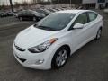 2013 Shimmering White Hyundai Elantra GLS  photo #3