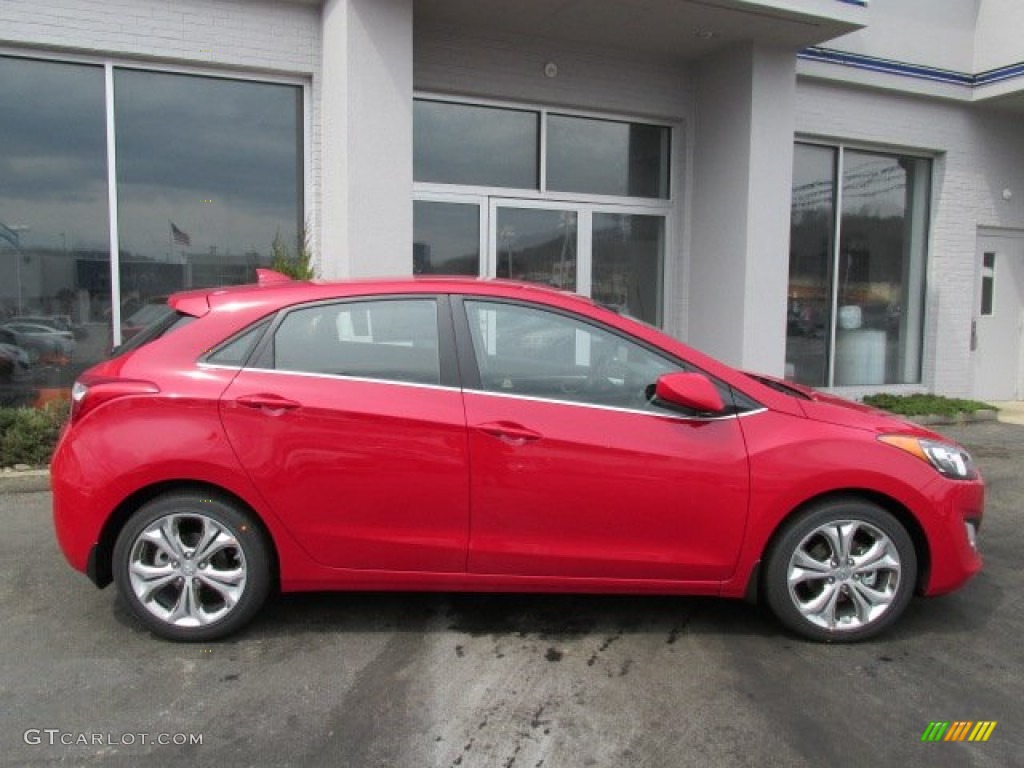 2013 Elantra GT - Volcanic Red / Black photo #2