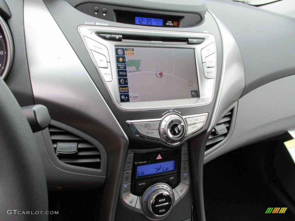 2013 Elantra Limited - Indigo Night / Gray photo #9