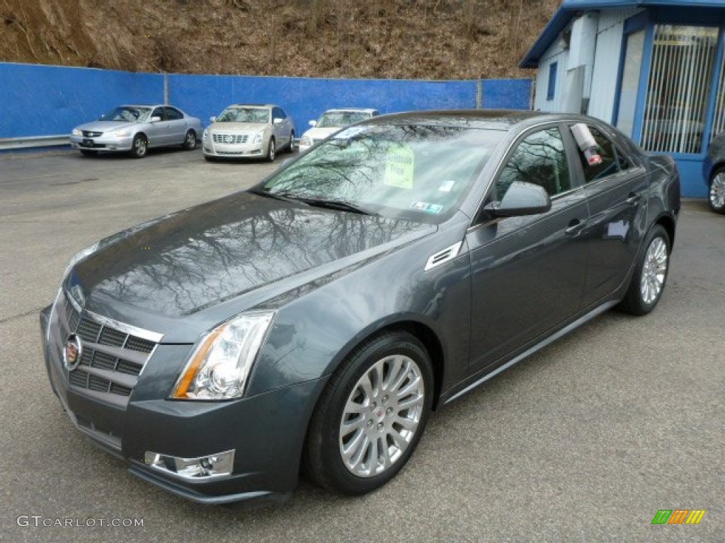 Thunder Gray ChromaFlair 2010 Cadillac CTS 4 3.6 AWD Sedan Exterior Photo #79697377