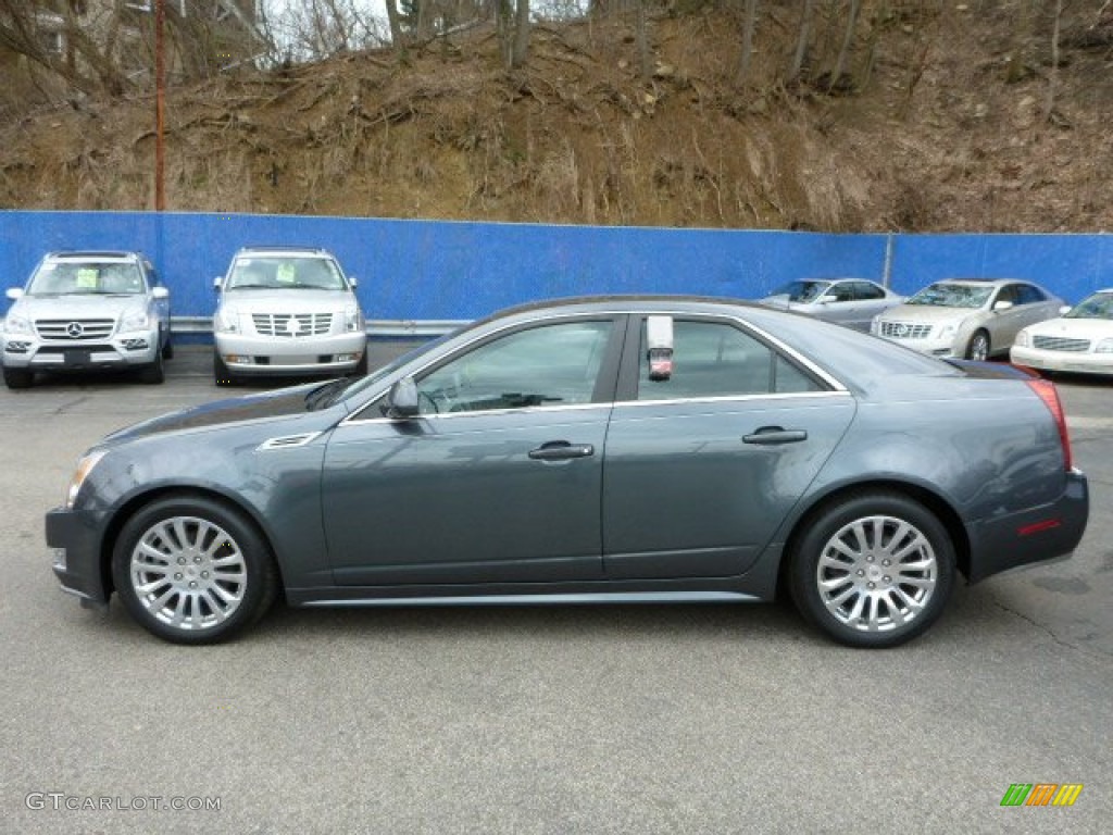 Thunder Gray ChromaFlair 2010 Cadillac CTS 4 3.6 AWD Sedan Exterior Photo #79697392