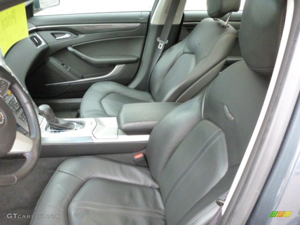 Ebony Interior 2010 Cadillac CTS 4 3.6 AWD Sedan Photo #79697419