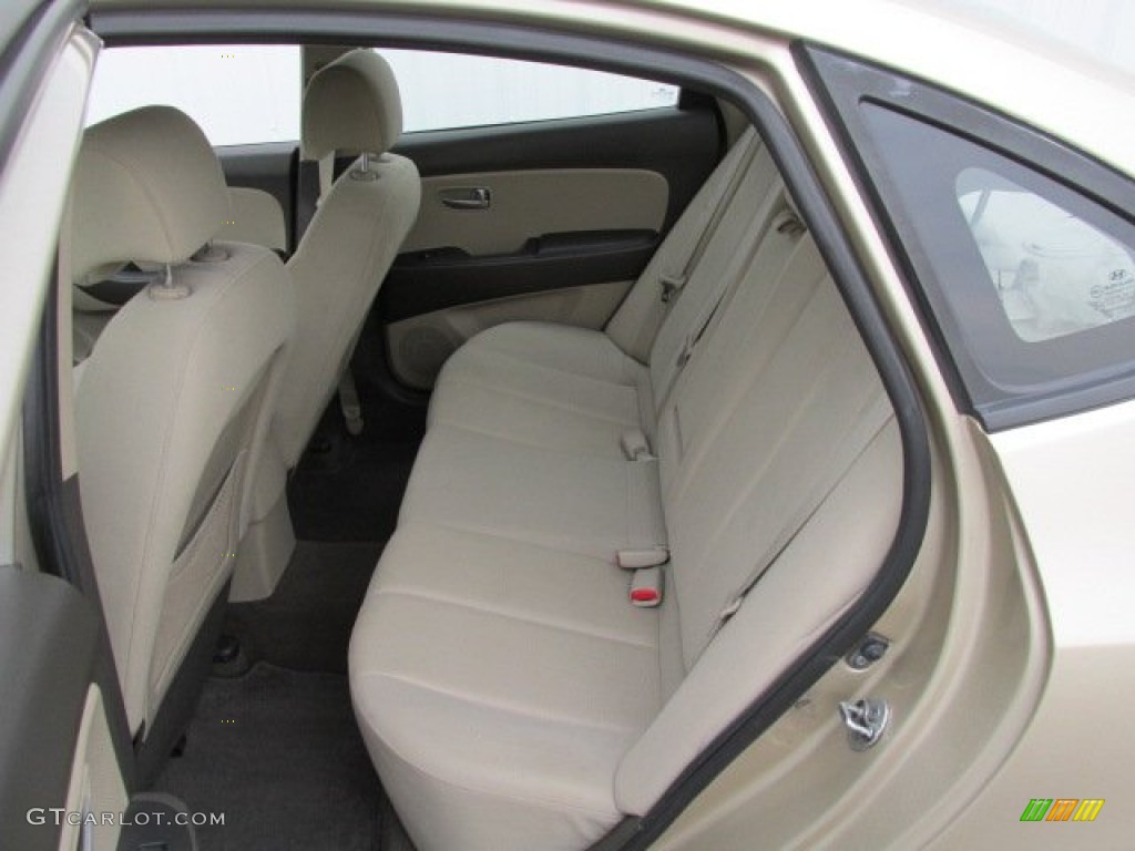 2009 Elantra GLS Sedan - Laguna Sand / Beige photo #15