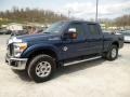 2012 Dark Blue Pearl Metallic Ford F250 Super Duty XLT Crew Cab 4x4  photo #3