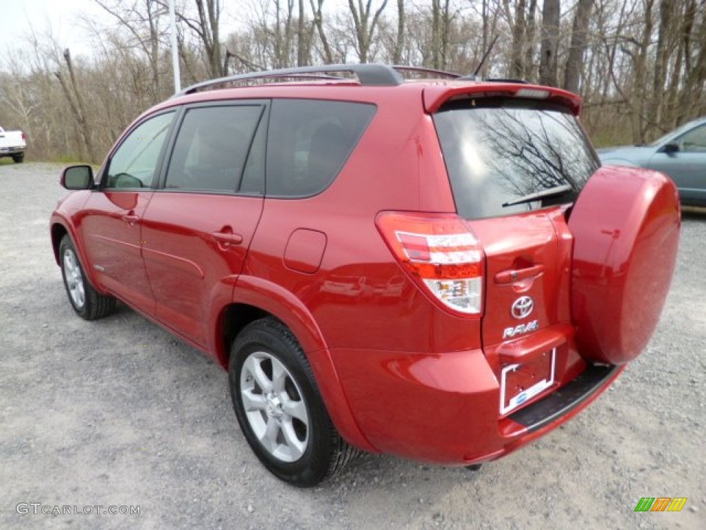 2011 RAV4 V6 Limited 4WD - Barcelona Red Metallic / Sand Beige photo #5