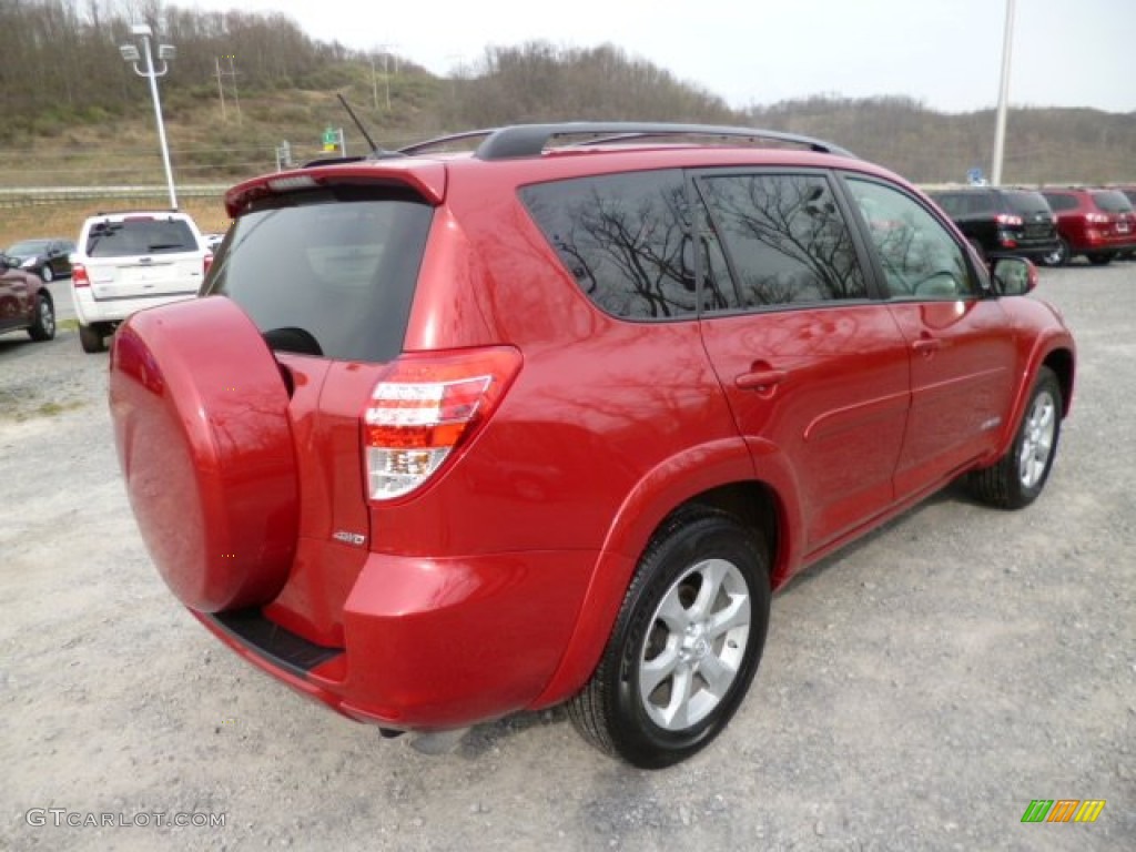 2011 RAV4 V6 Limited 4WD - Barcelona Red Metallic / Sand Beige photo #7