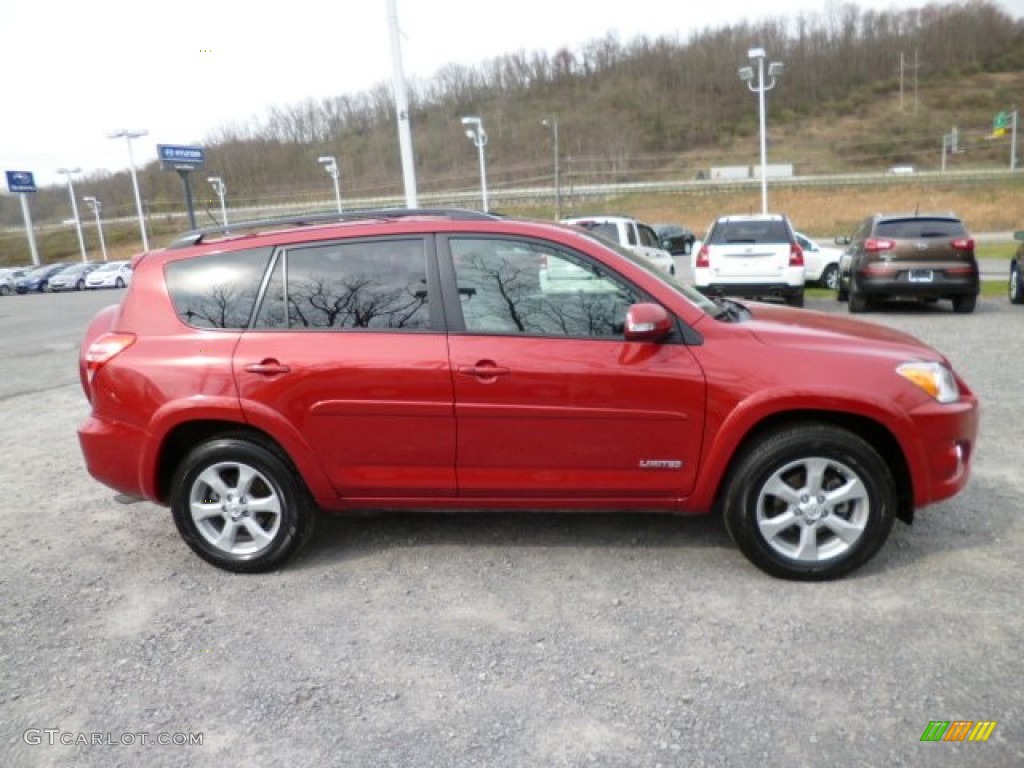 2011 RAV4 V6 Limited 4WD - Barcelona Red Metallic / Sand Beige photo #8