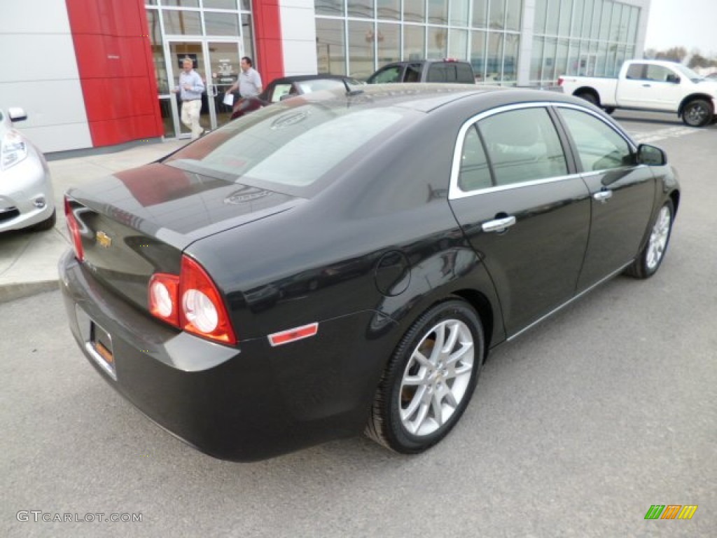 2011 Malibu LTZ - Black Granite Metallic / Cocoa/Cashmere photo #11