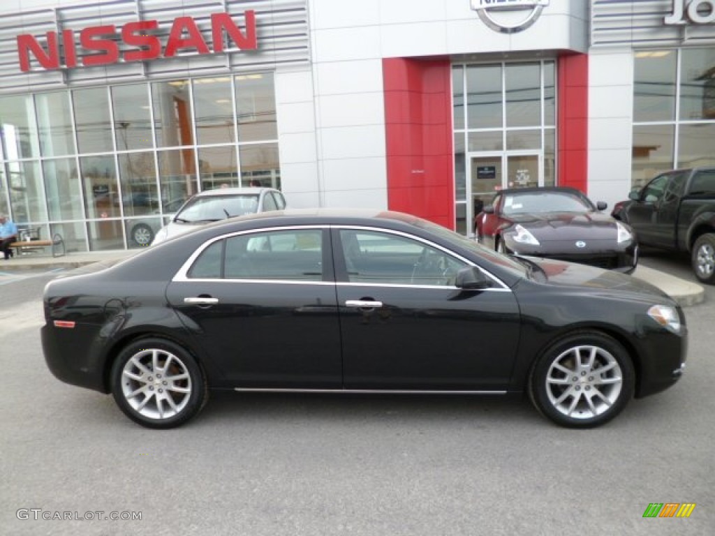 2011 Malibu LTZ - Black Granite Metallic / Cocoa/Cashmere photo #12