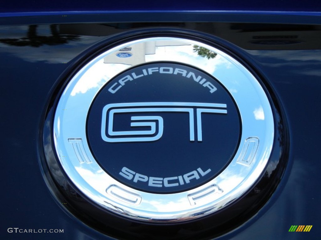 2014 Mustang GT/CS California Special Coupe - Deep Impact Blue / California Special Charcoal Black/Miko Suede photo #4