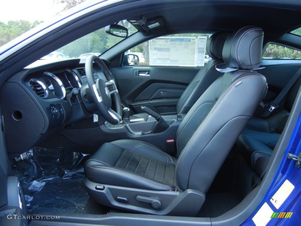 California Special Charcoal Black/Miko Suede Interior 2014 Ford Mustang GT/CS California Special Coupe Photo #79702354