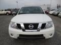 2013 Glacier White Nissan Frontier SV V6 Crew Cab 4x4  photo #2