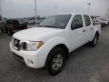 2013 Glacier White Nissan Frontier SV V6 Crew Cab 4x4  photo #3