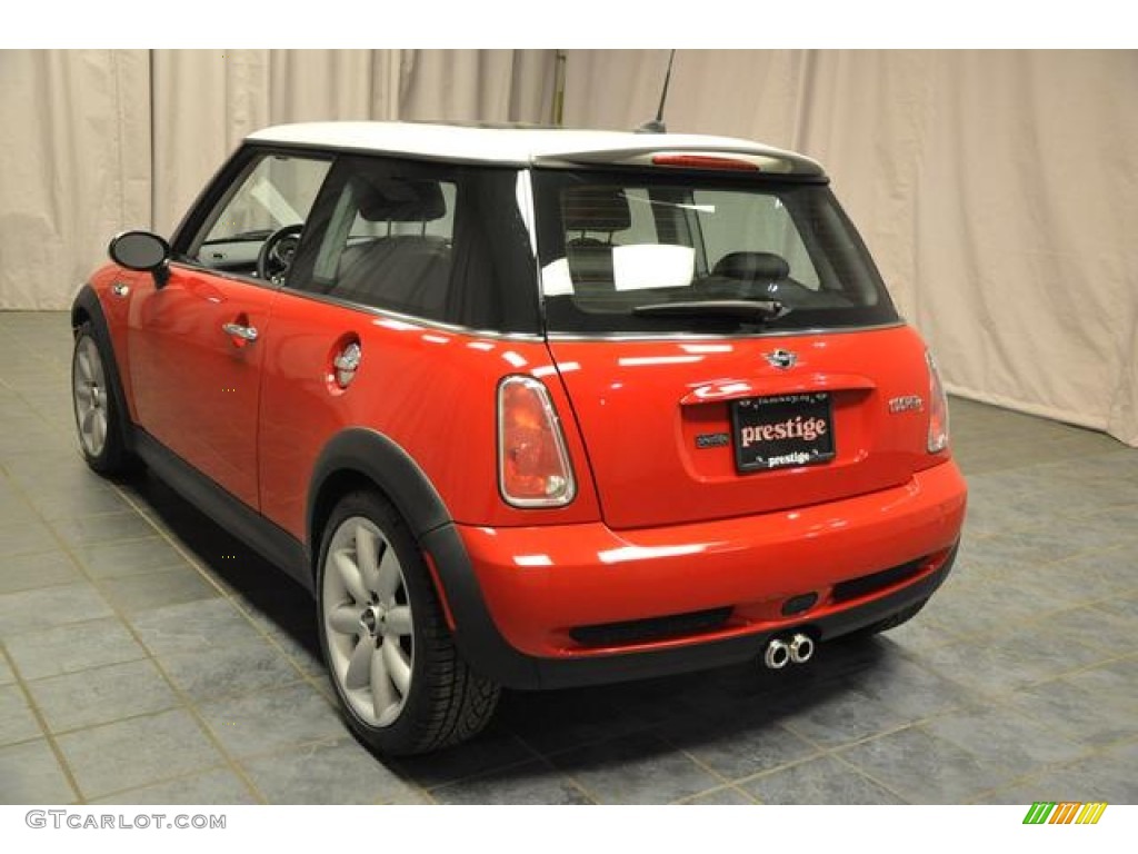 2005 Cooper S Hardtop - Chili Red / Panther Black photo #19