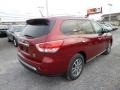 2013 Cayenne Red Nissan Pathfinder SV 4x4  photo #7